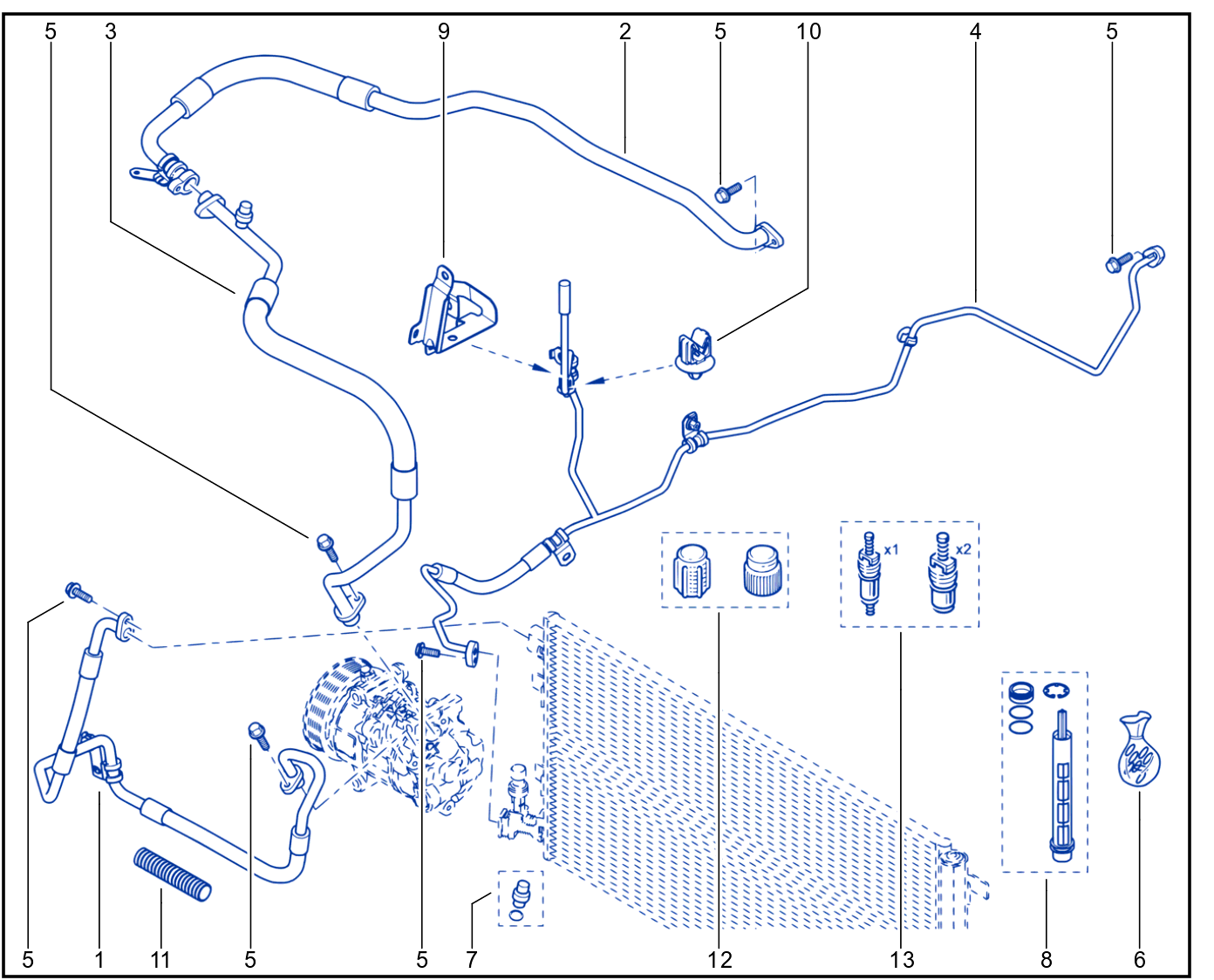 Main Air Conditioning Circuit - 01054684