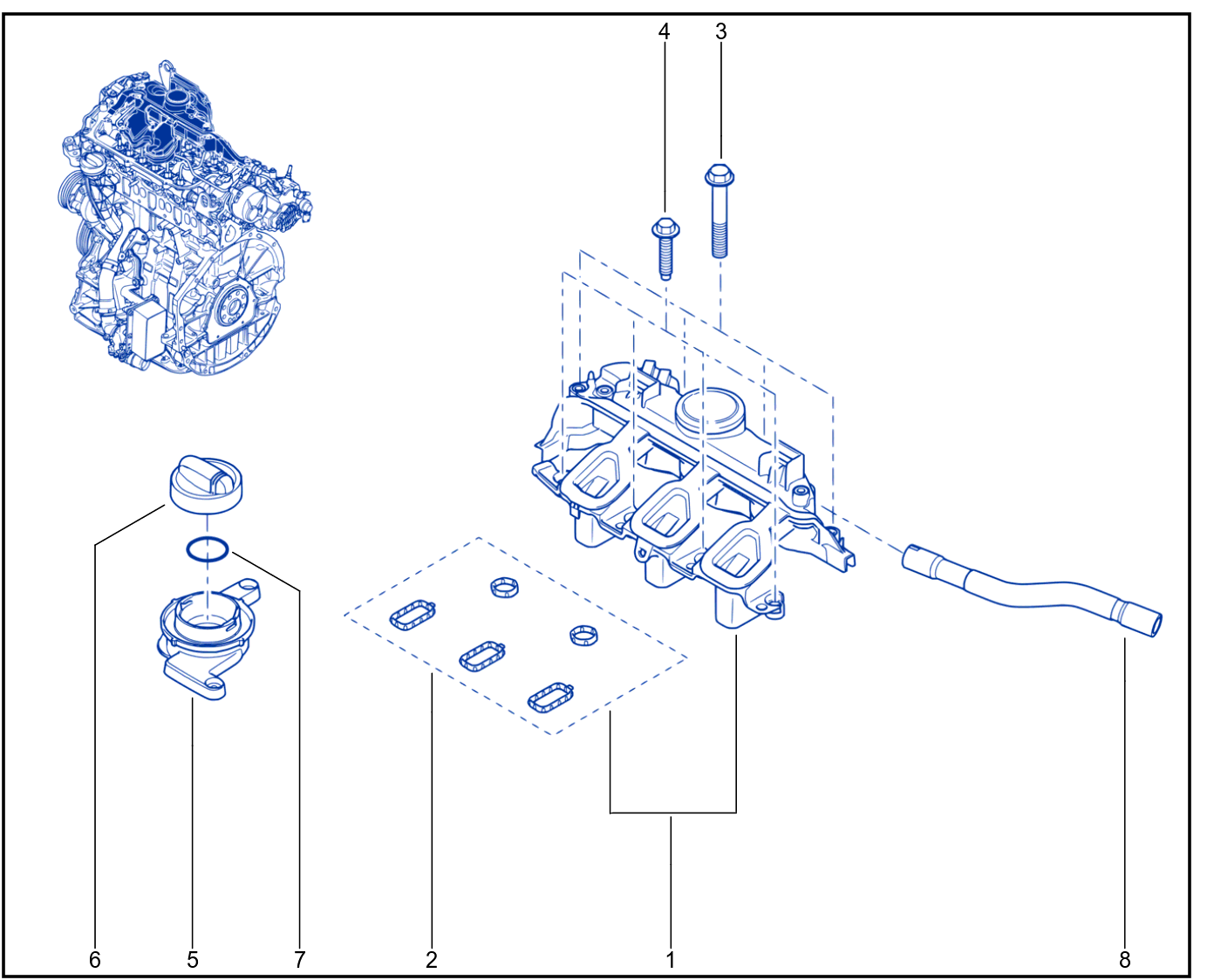 Oil Vapour Recirculation - 01054694