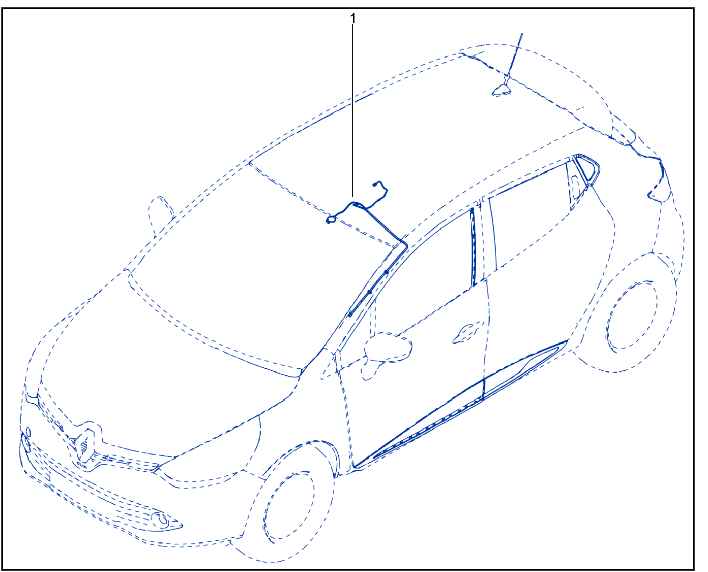 Wiring - Passenger Compartment Components - 01054855