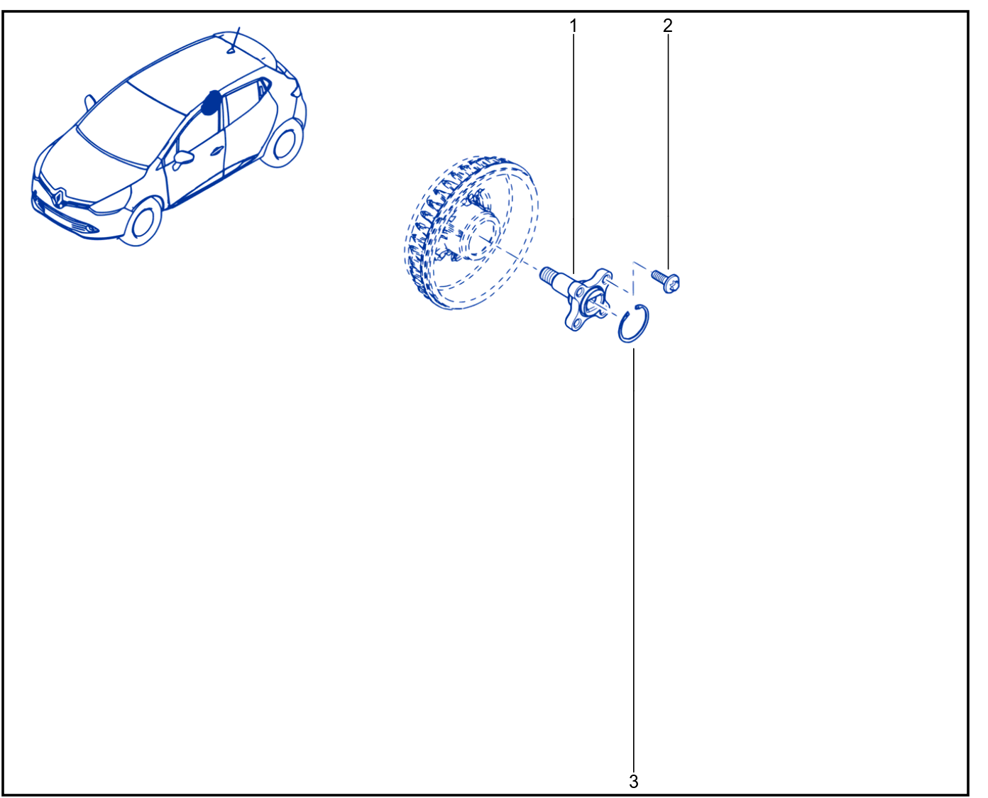 Rear Axle Component - 01055017