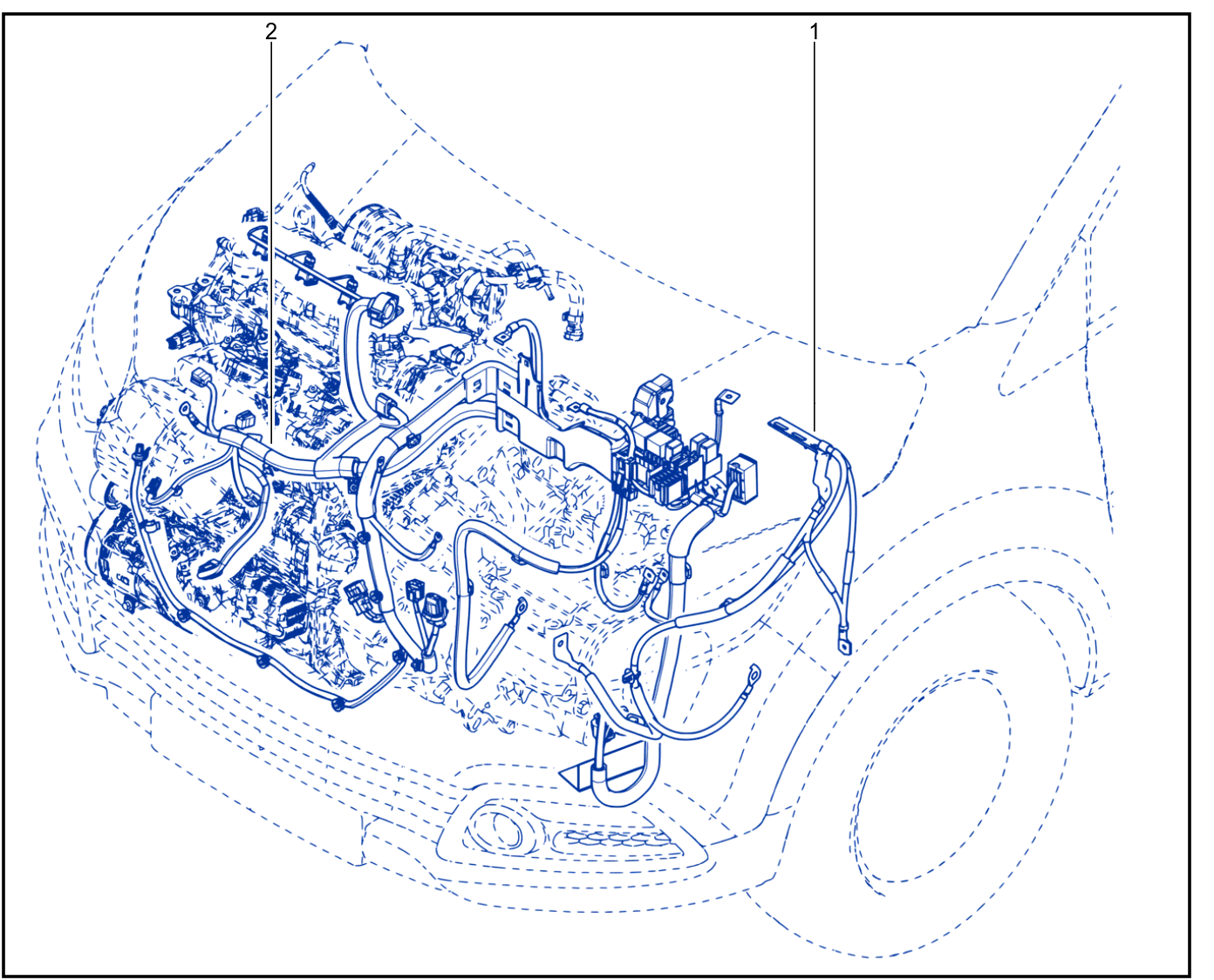 Wiring - Engine Components - 01055332