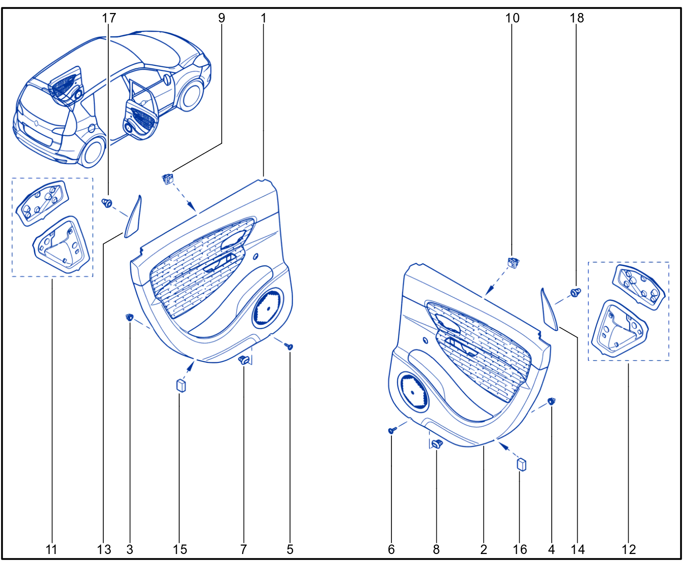 Side Opening Element Trim - 01055342