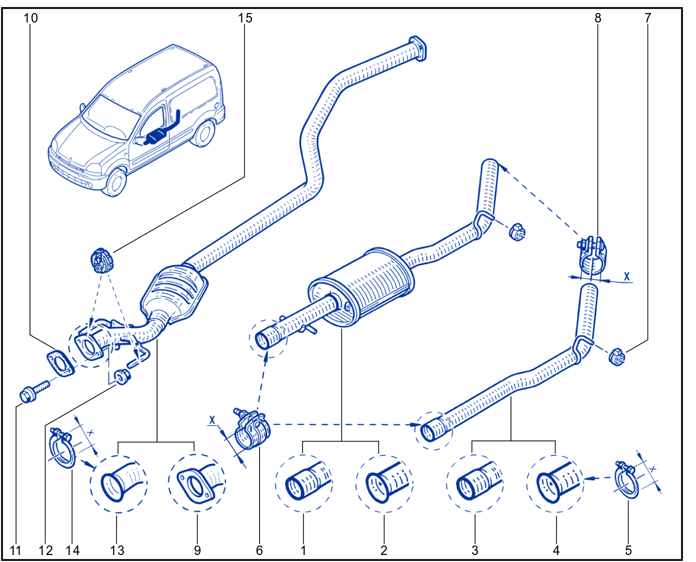 Exhaust Pipe - 01055462