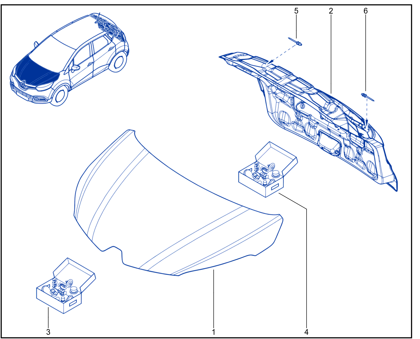 Front Opening Element Panelwork - 01056397