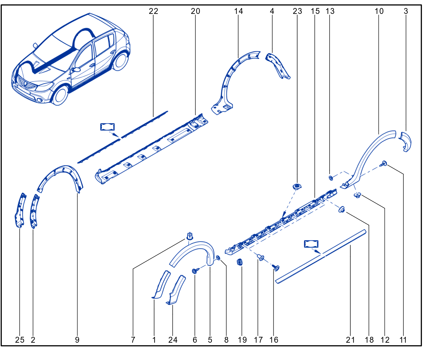 Aerodynamic Component - Side Step - 01056507