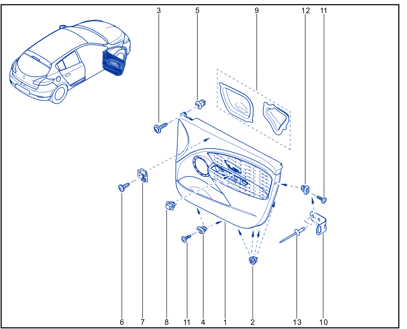 Side Opening Element Trim - 01056891