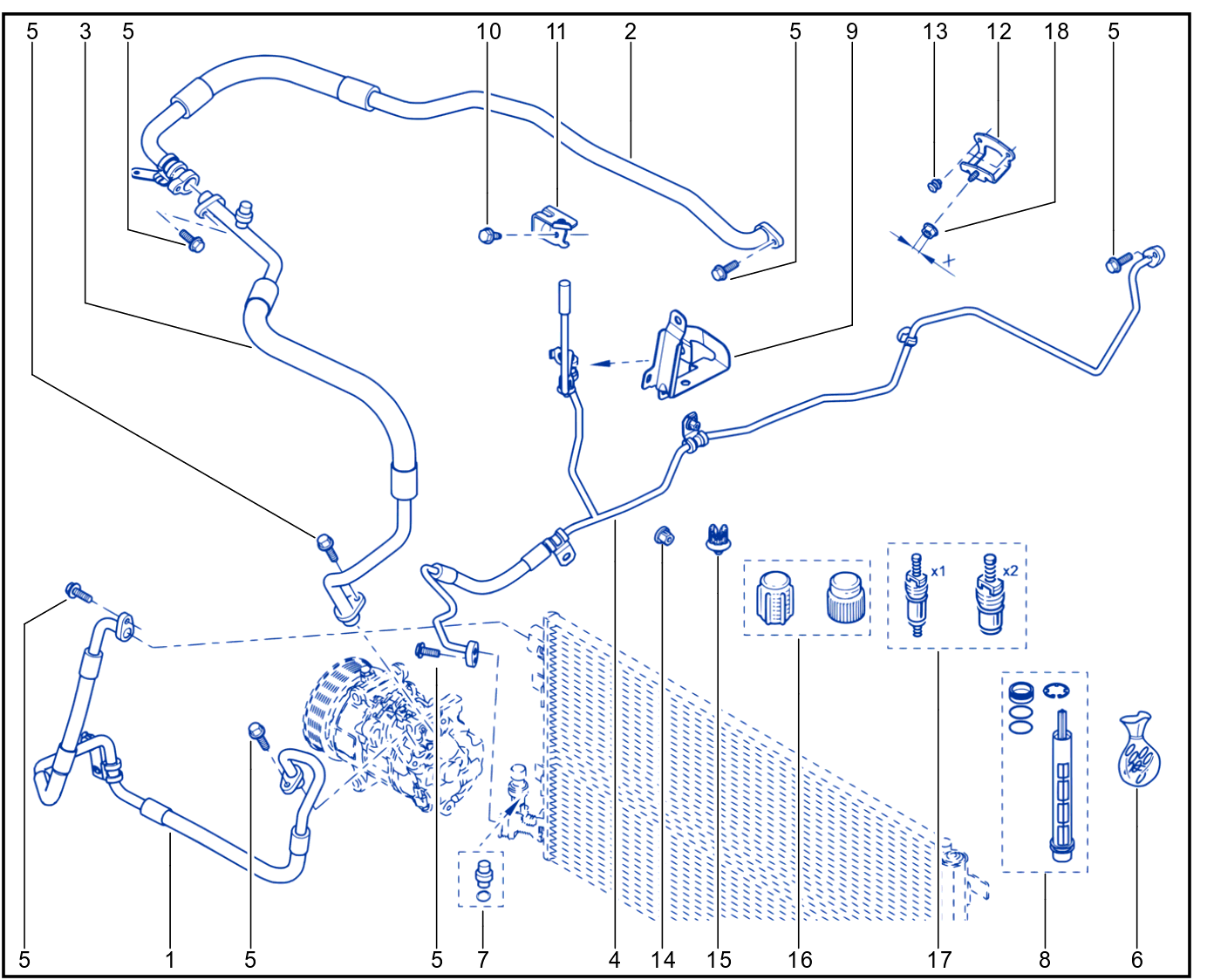 Main Air Conditioning Circuit - 01057548