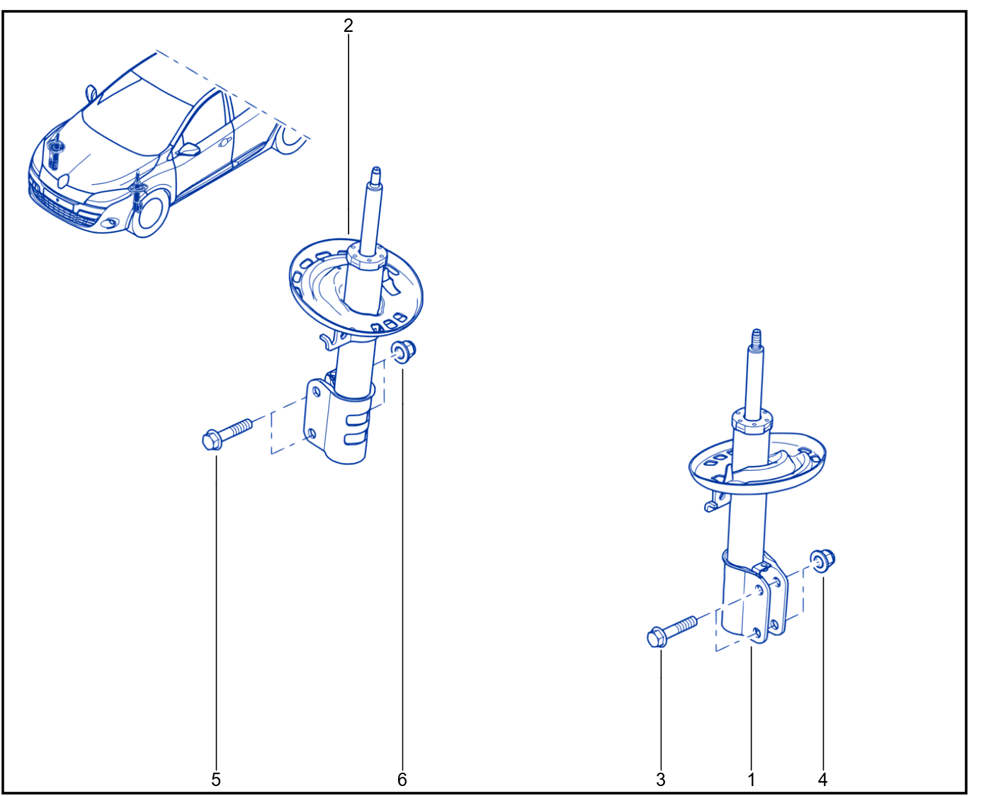 Suspension - Front Shock Absorption - 01057659