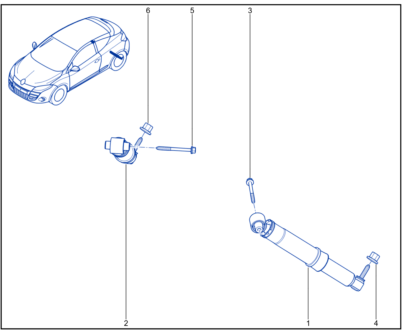 Suspension - Rear Shock Absorption - 01057950