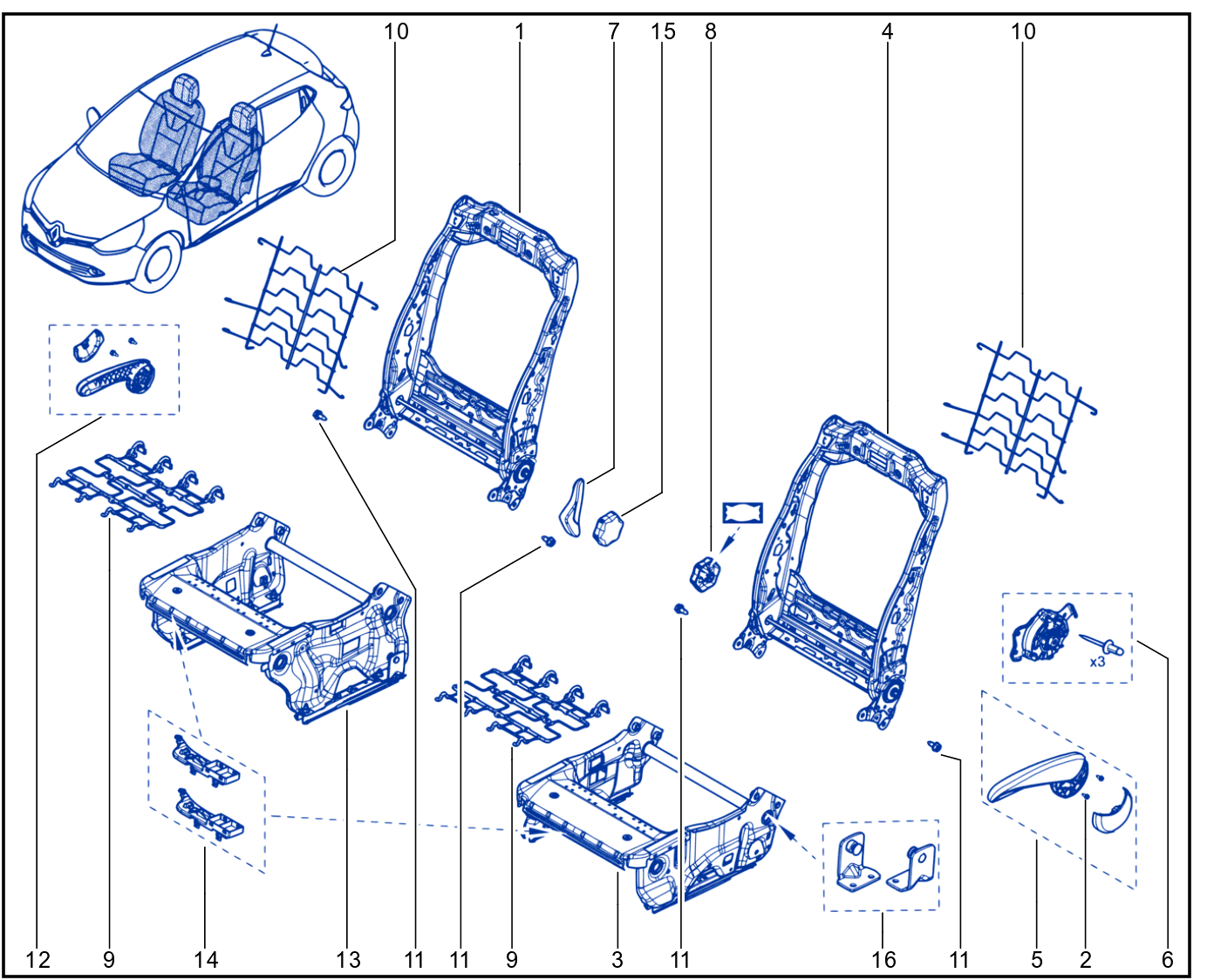 Frame - Runner - 01058224