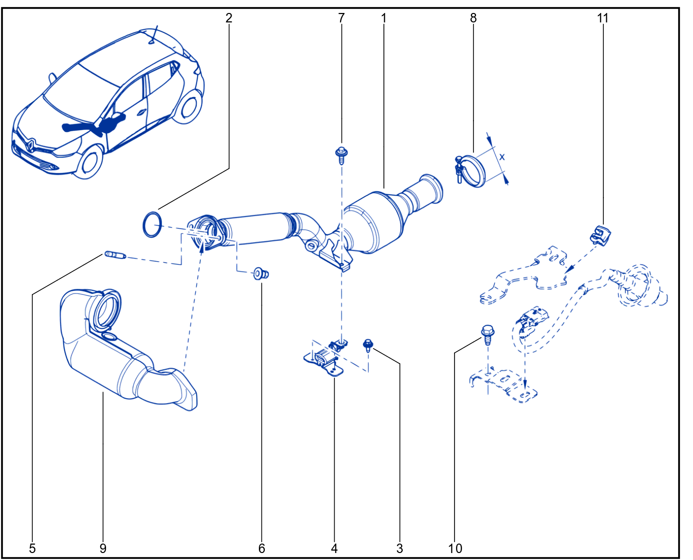Exhaust Pipe - 01058625