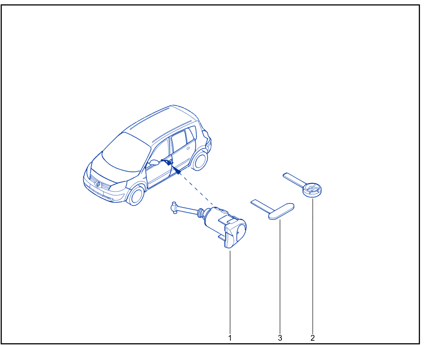 Rear Opening Element Control And Mechanism - 01058666
