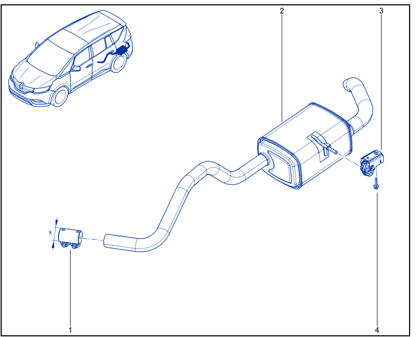 Exhaust Pipe - 01058739