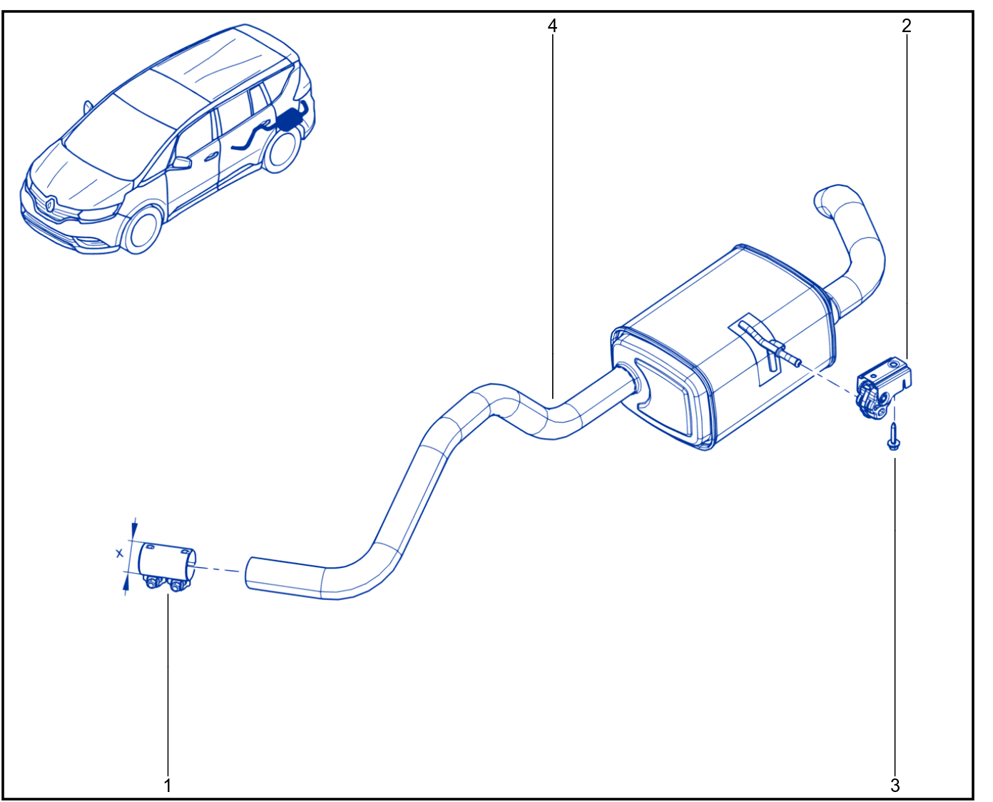Exhaust Pipe - 01058797