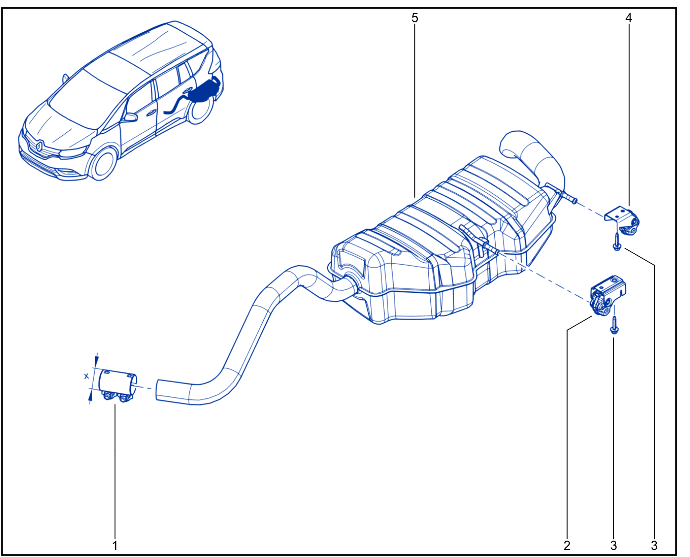 Exhaust Pipe - 01058810