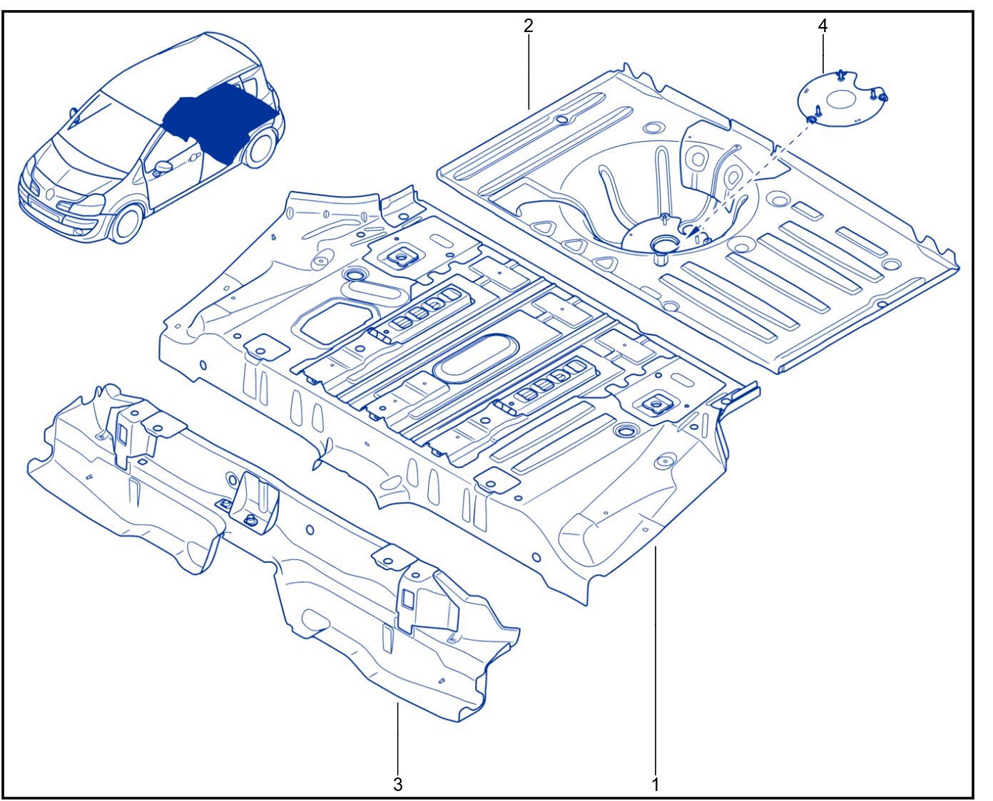 Rear Floor - 01059043