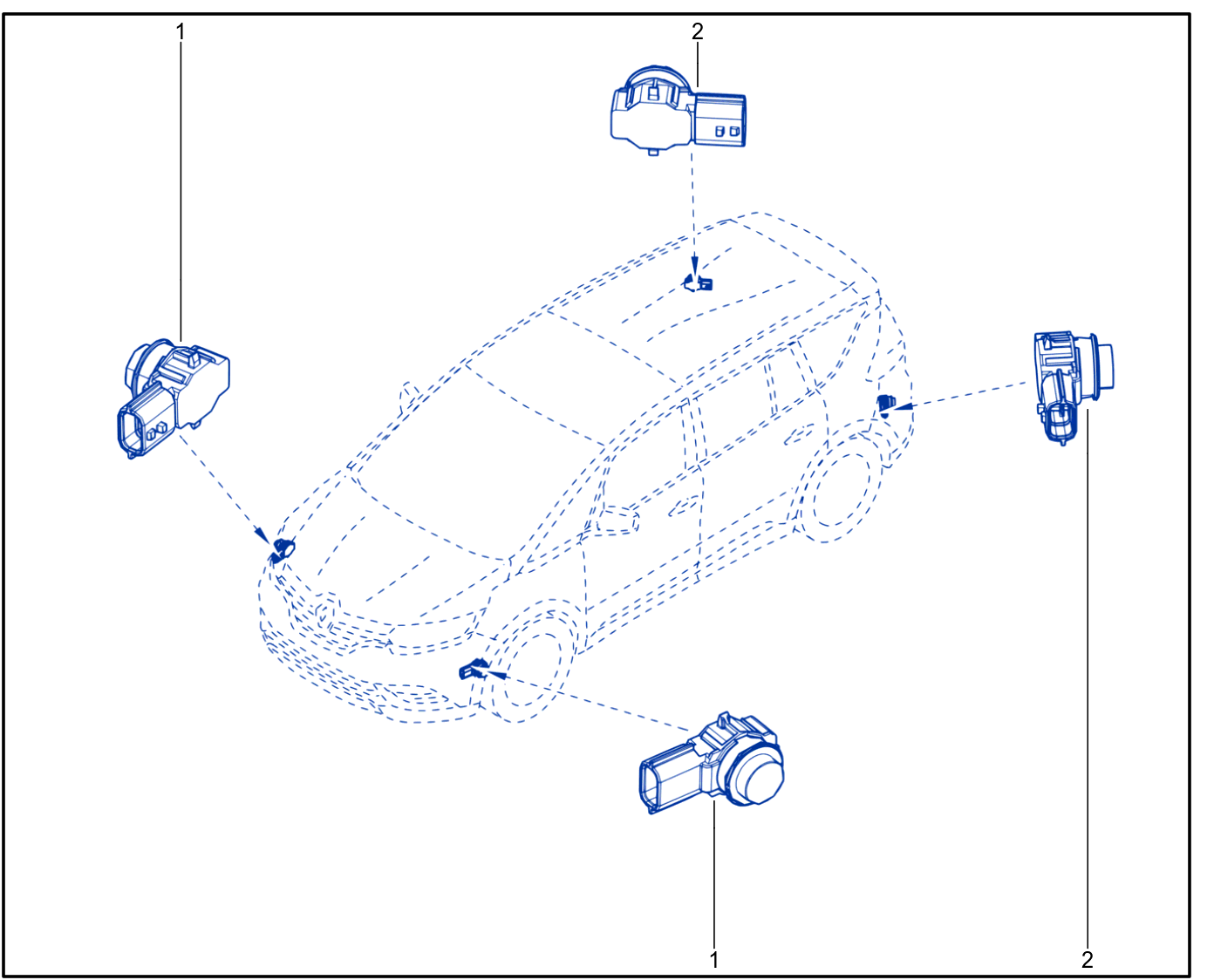 Parking Distance Control - 01059058
