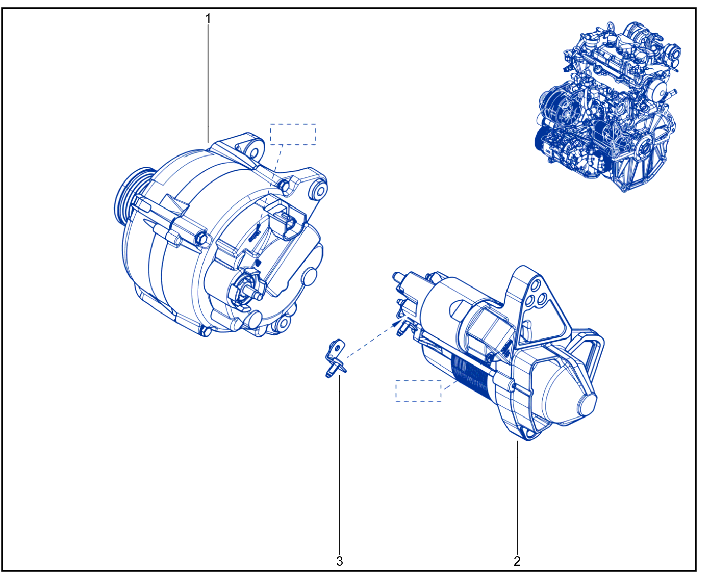 Starter Motor - 01059353