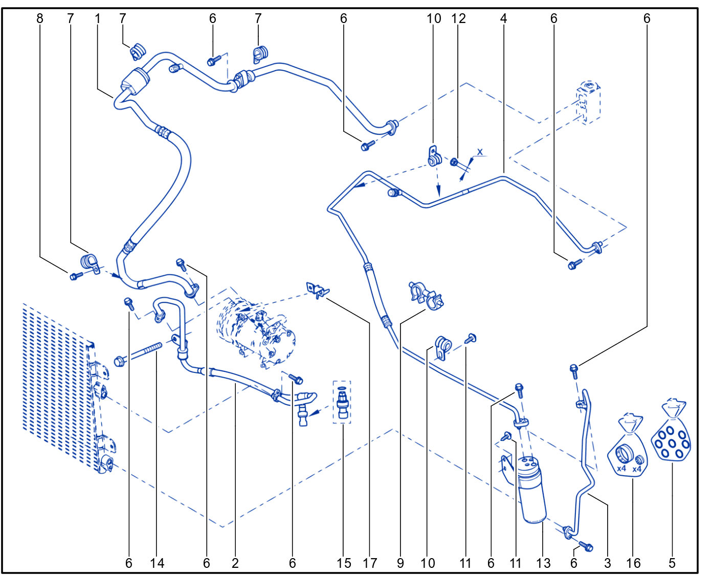 Main Air Conditioning Circuit - 01059652