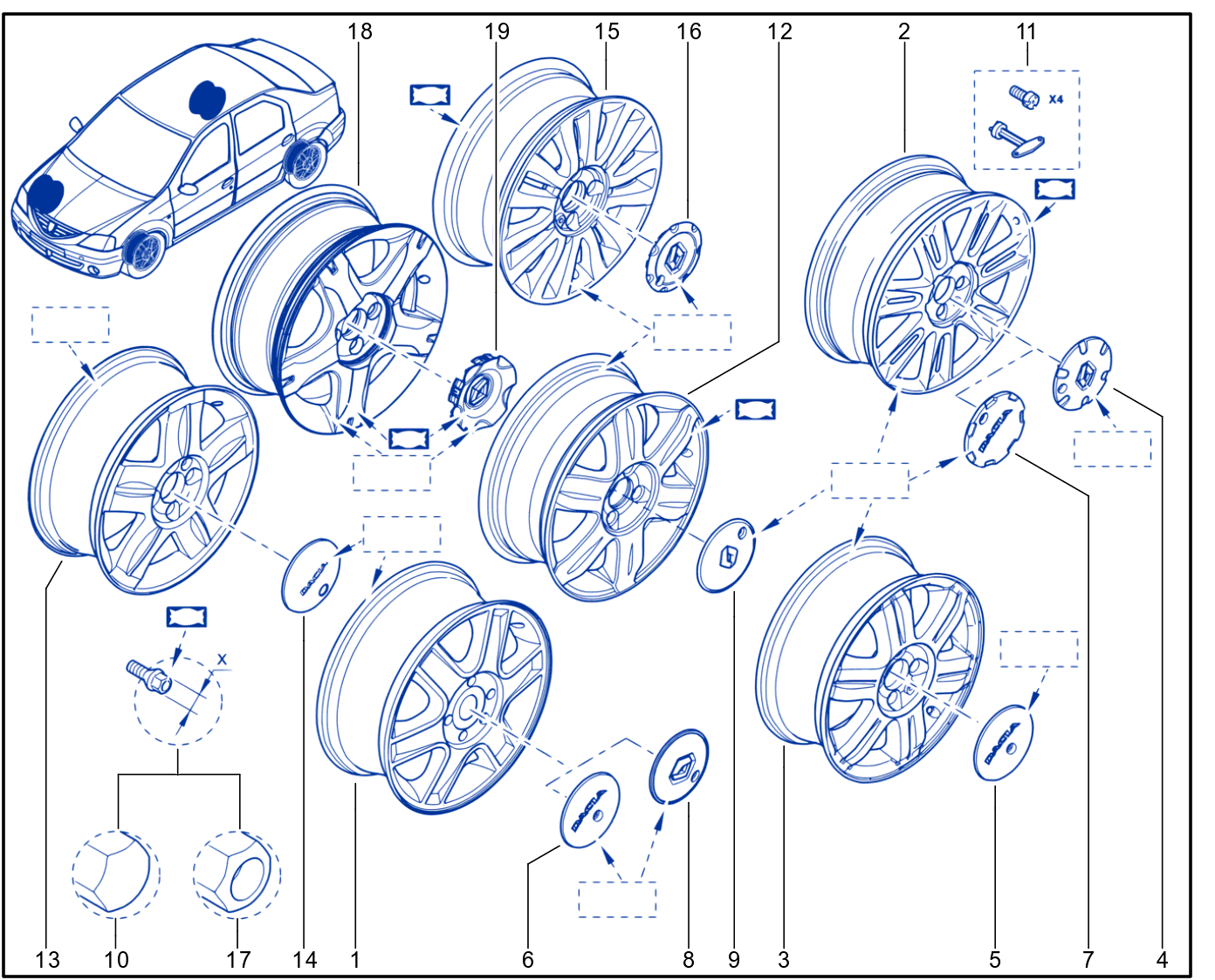 Wheel Nut - 01059772
