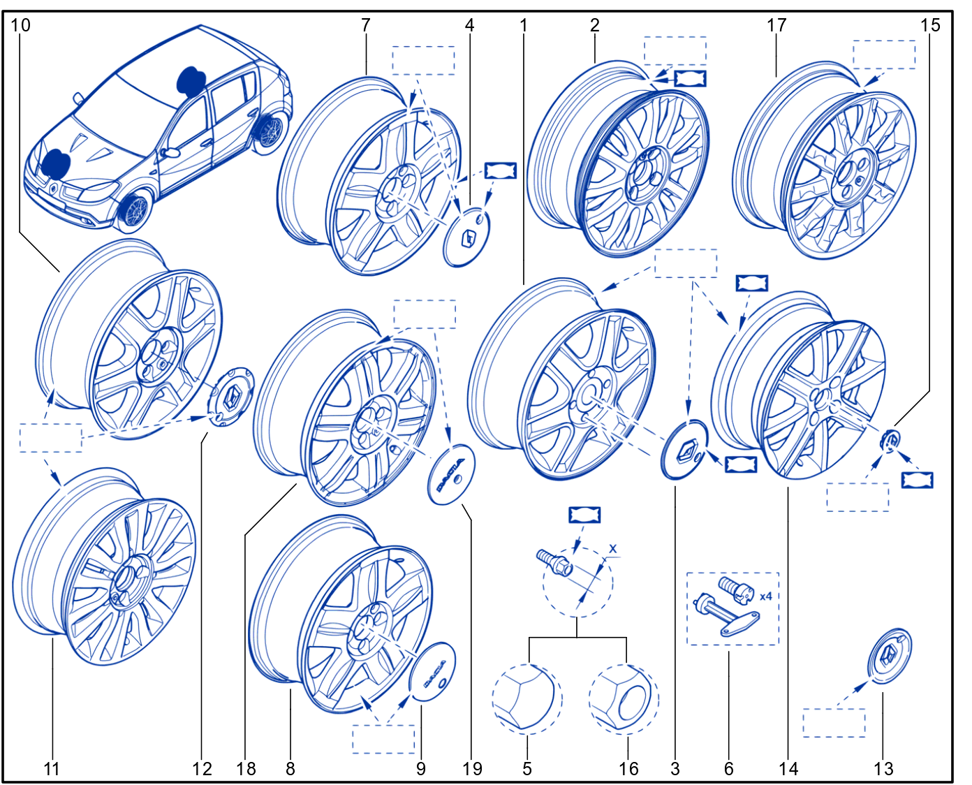 Wheel Nut - 01060412