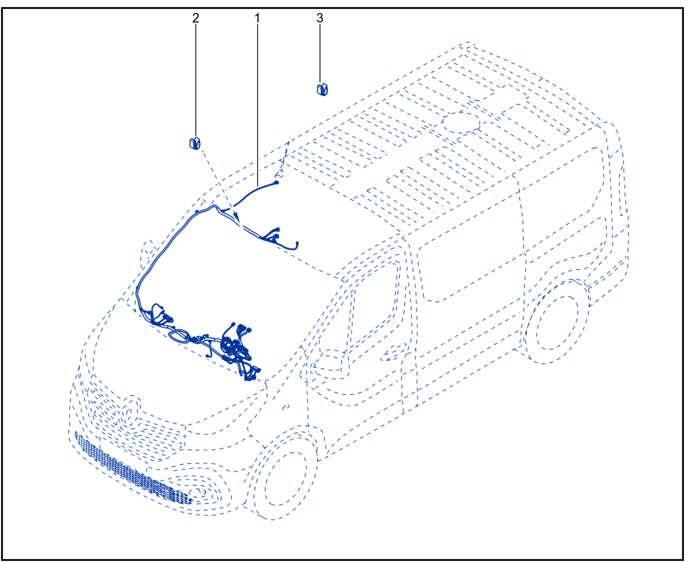 Wiring - Front End Panel Components - 01060695