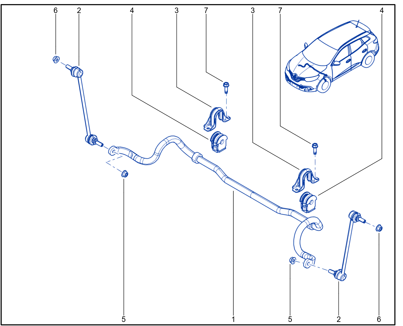 Front Anti-Roll Bar - 01060705