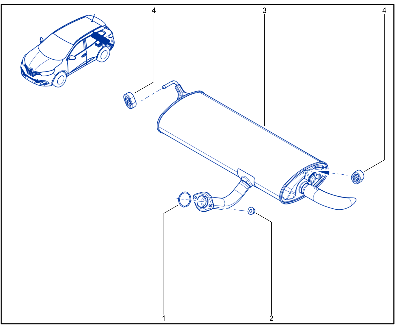 Exhaust Pipe - 01060780