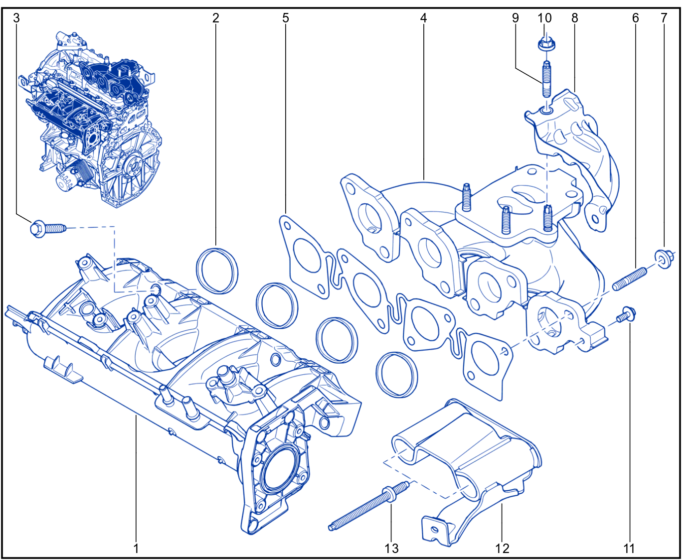 Exhaust Manifold - 01061249