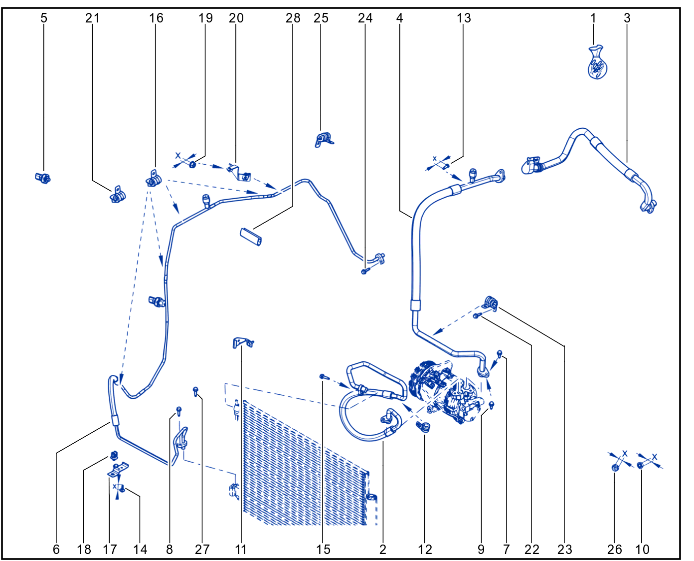 Main Air Conditioning Circuit - 01061292