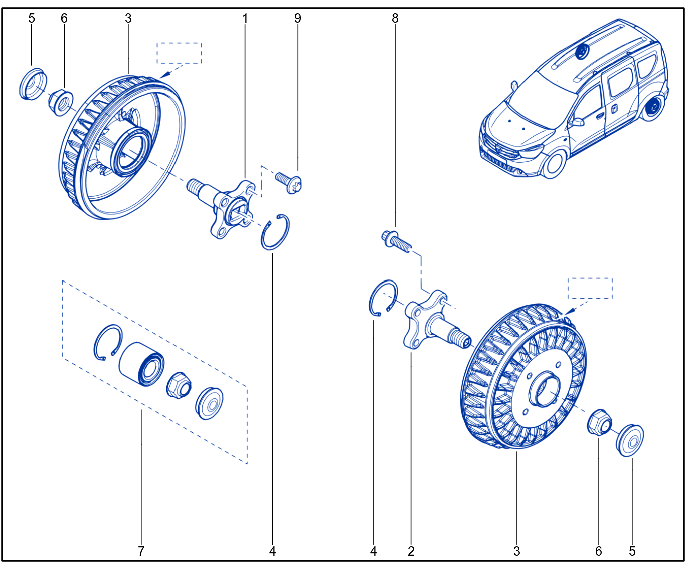 Rear Axle Component - 01061548