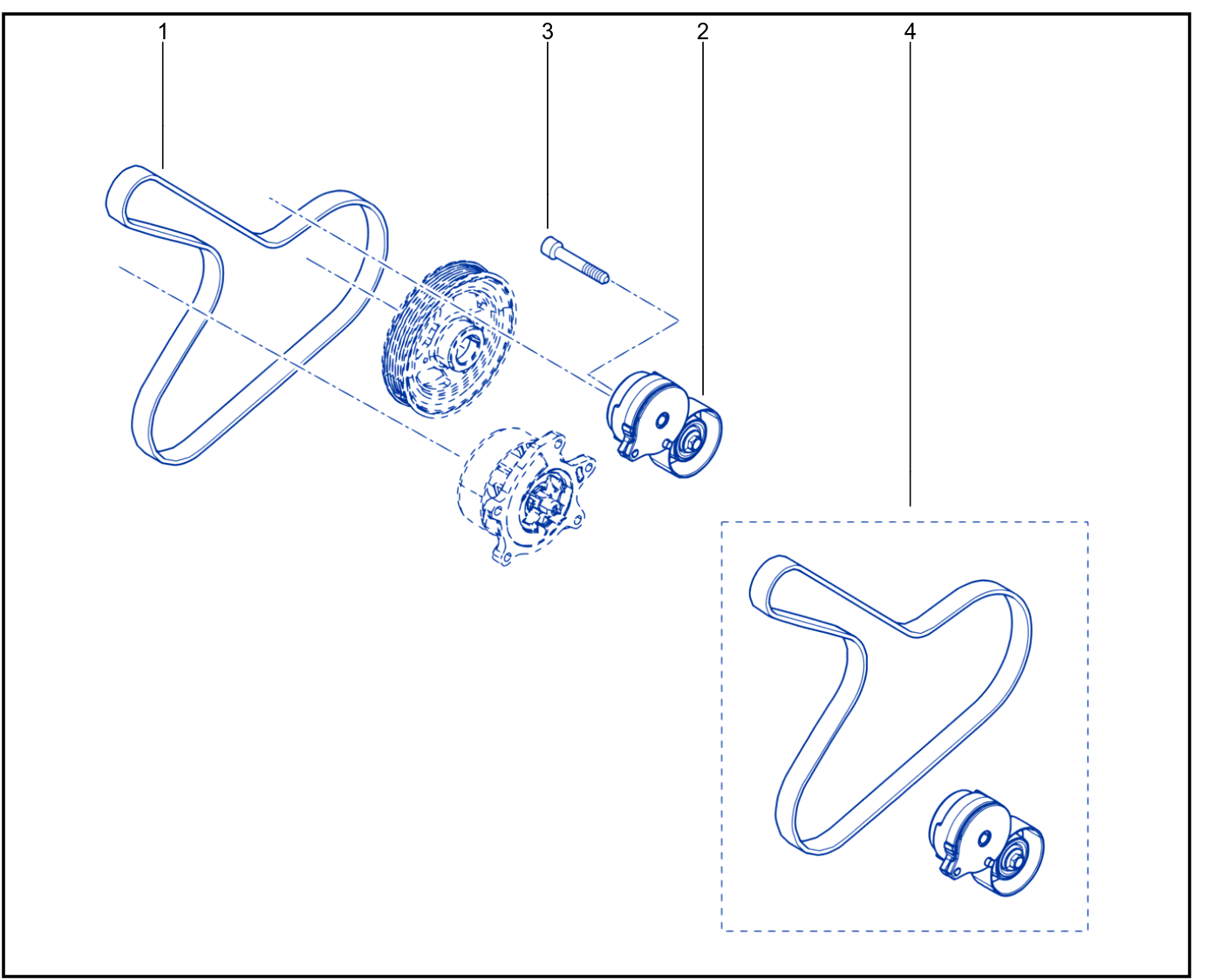 Tensioner - Belt - 01061664