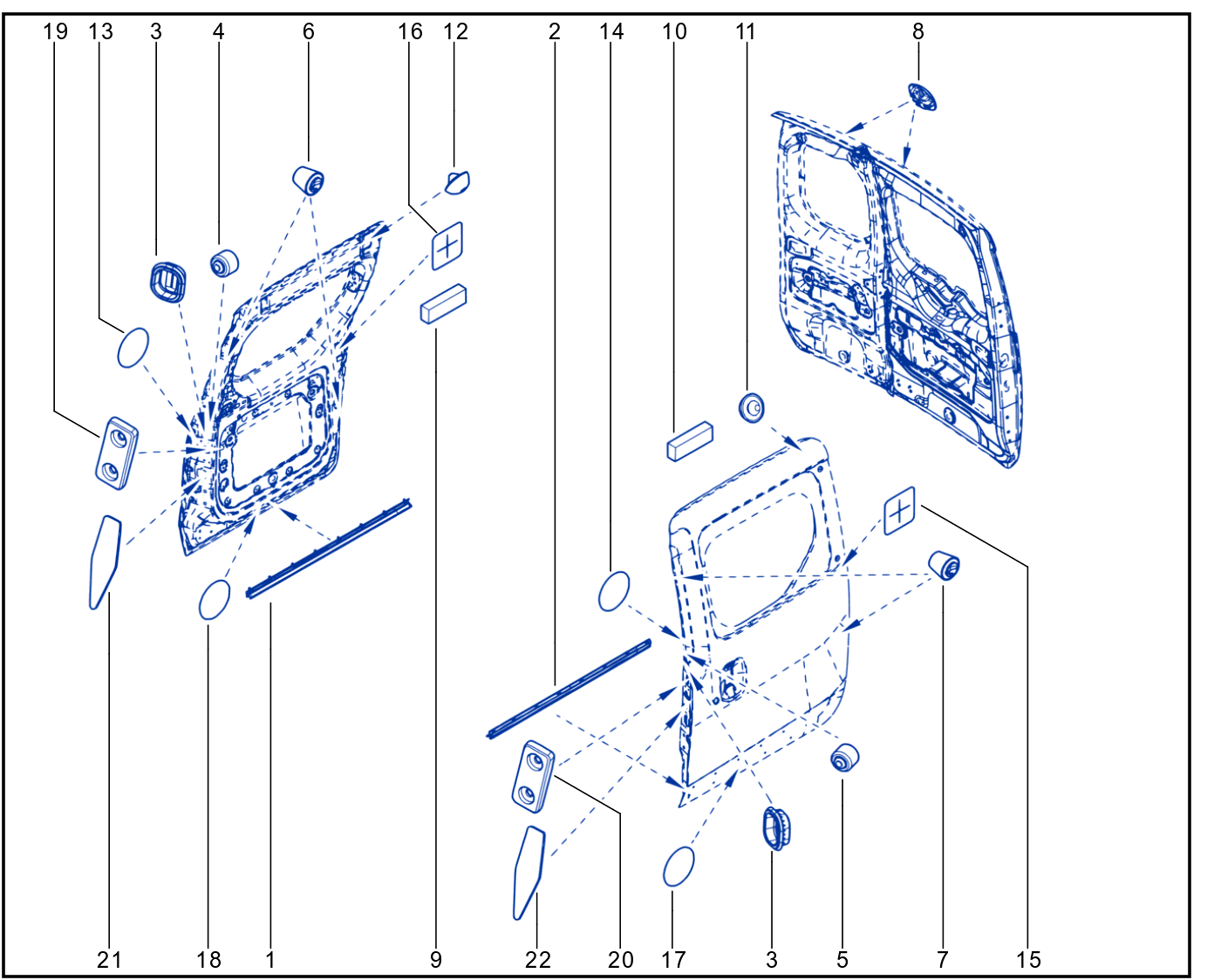 Sealing Of Non-Side Opening Elements - 01061883