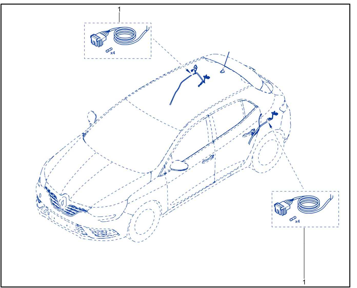 Wiring - Passenger Compartment Components - 01062055