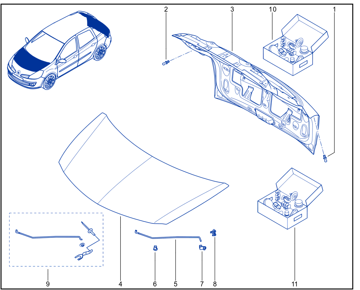 Front Opening Element Panelwork - 01062083