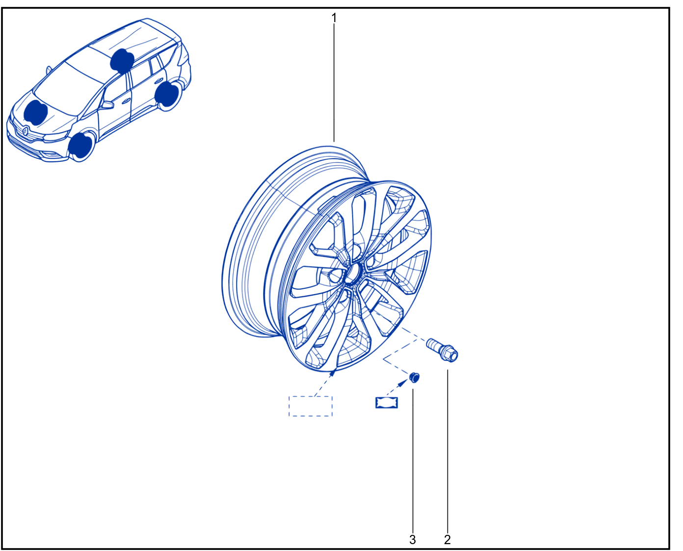 Wheel Nut - 01062183