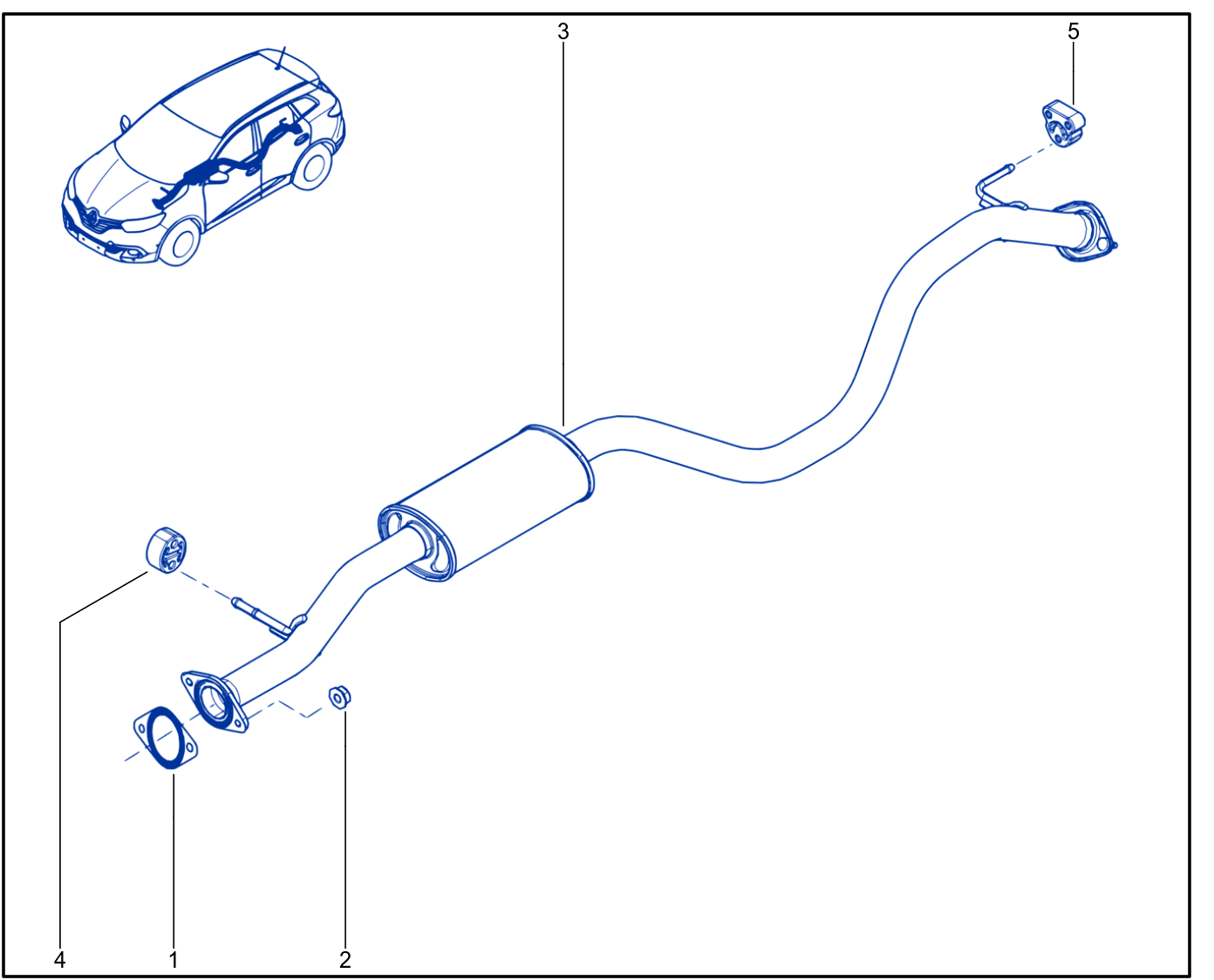 Exhaust Pipe - 01062358