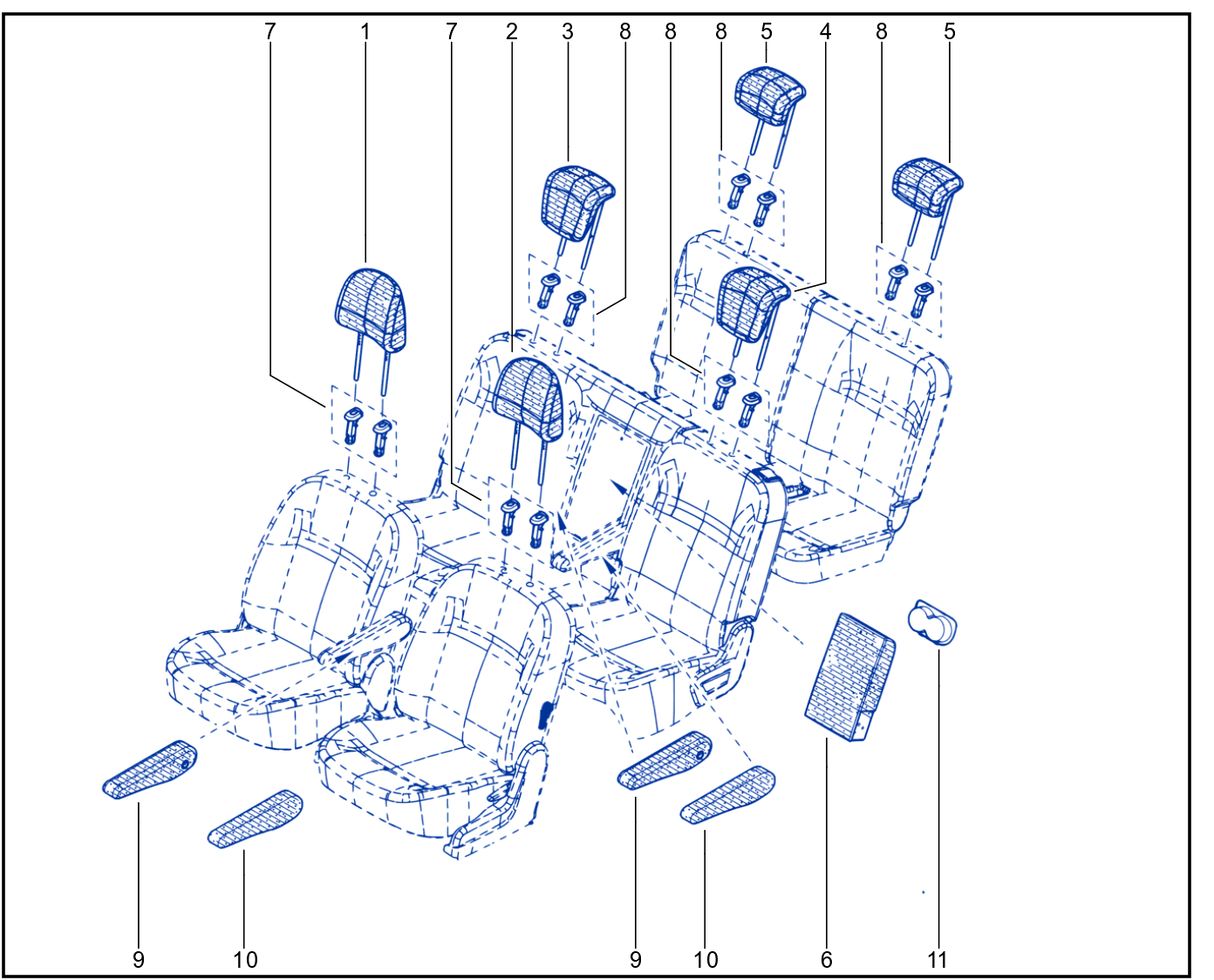 Headrest - 01062710