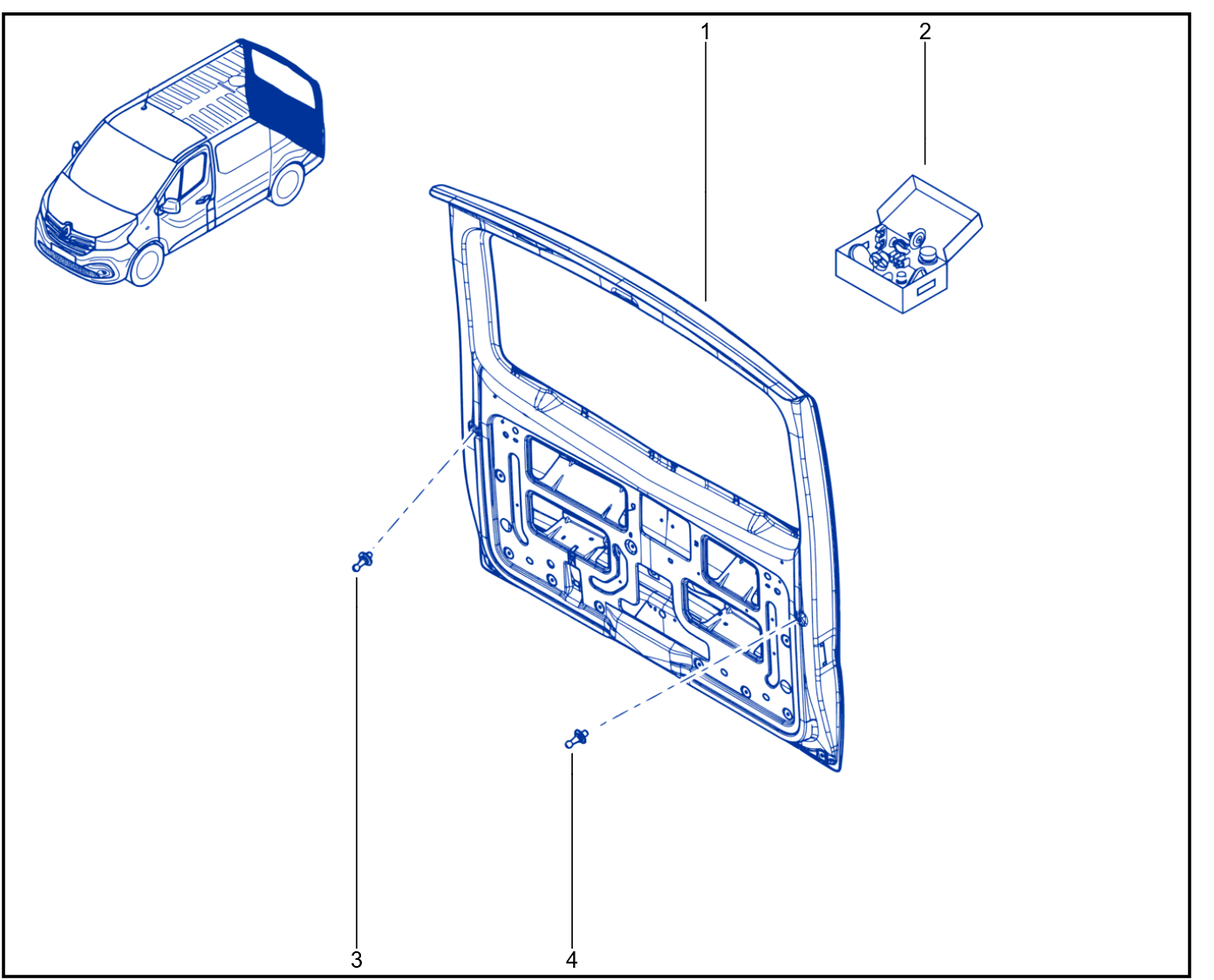 Front Opening Element Panelwork - 01062792
