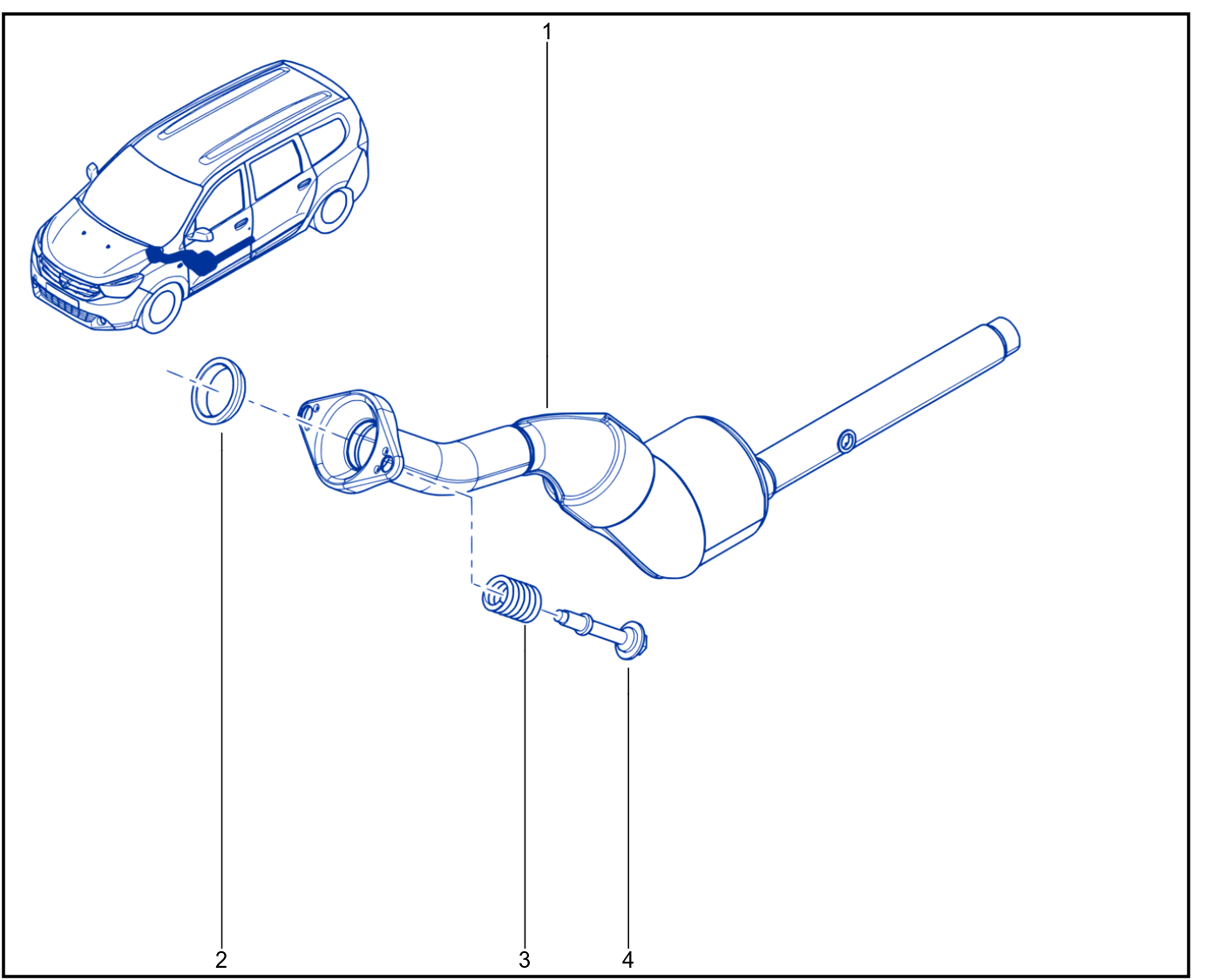 Exhaust Pipe - 01062845