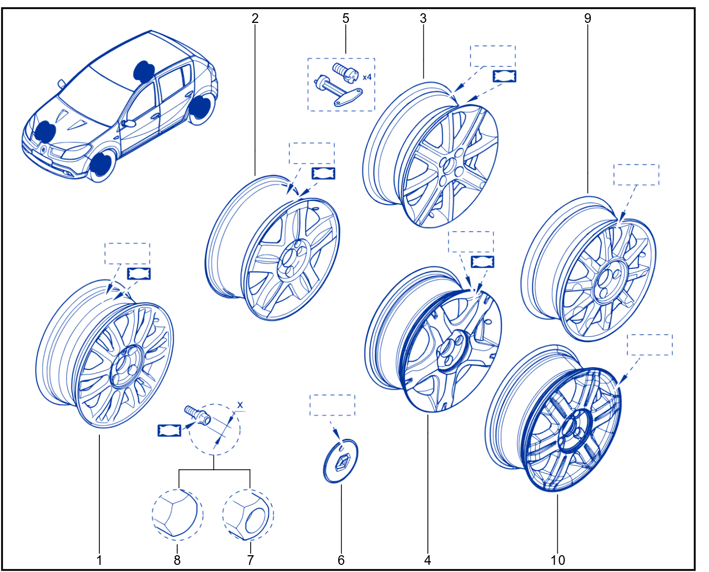 Wheel Nut - 01062980