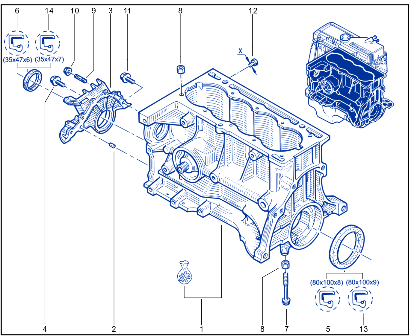 Cylinder Block - 01063069