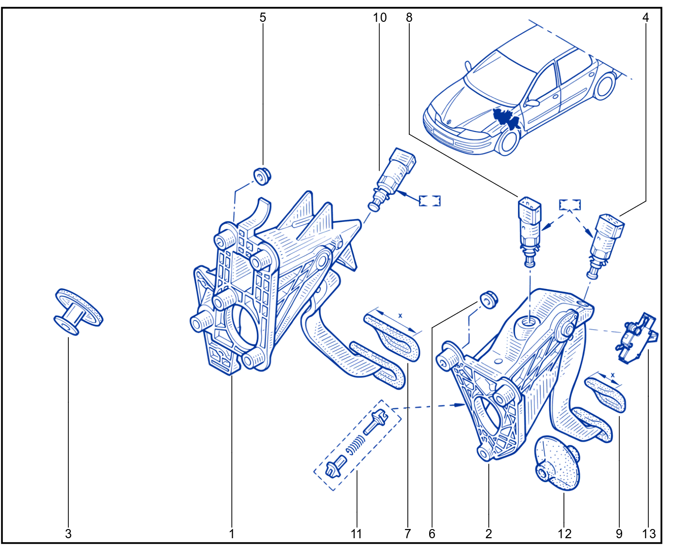 Pedal Assembly - 01063623