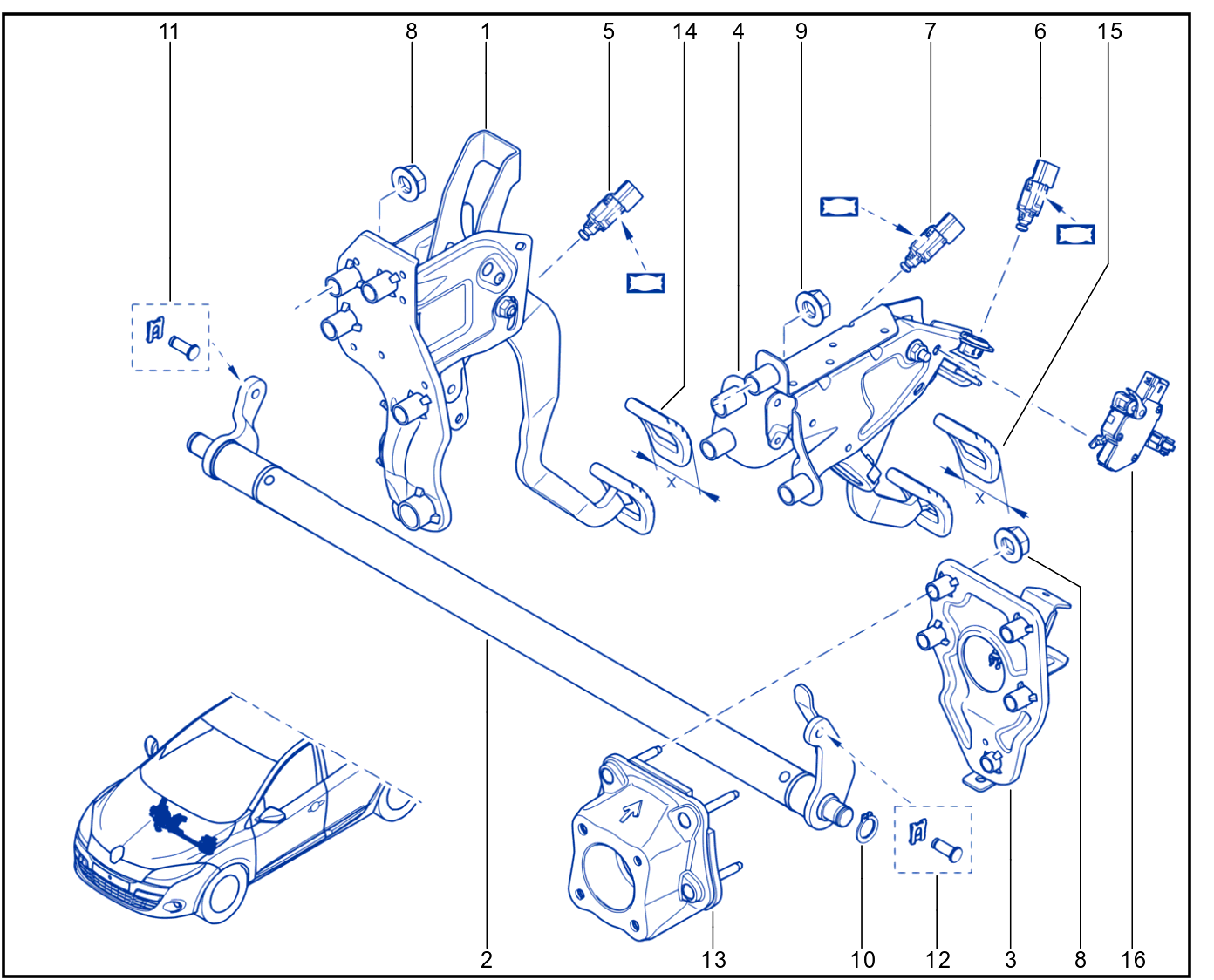 Pedal Assembly - 01063660