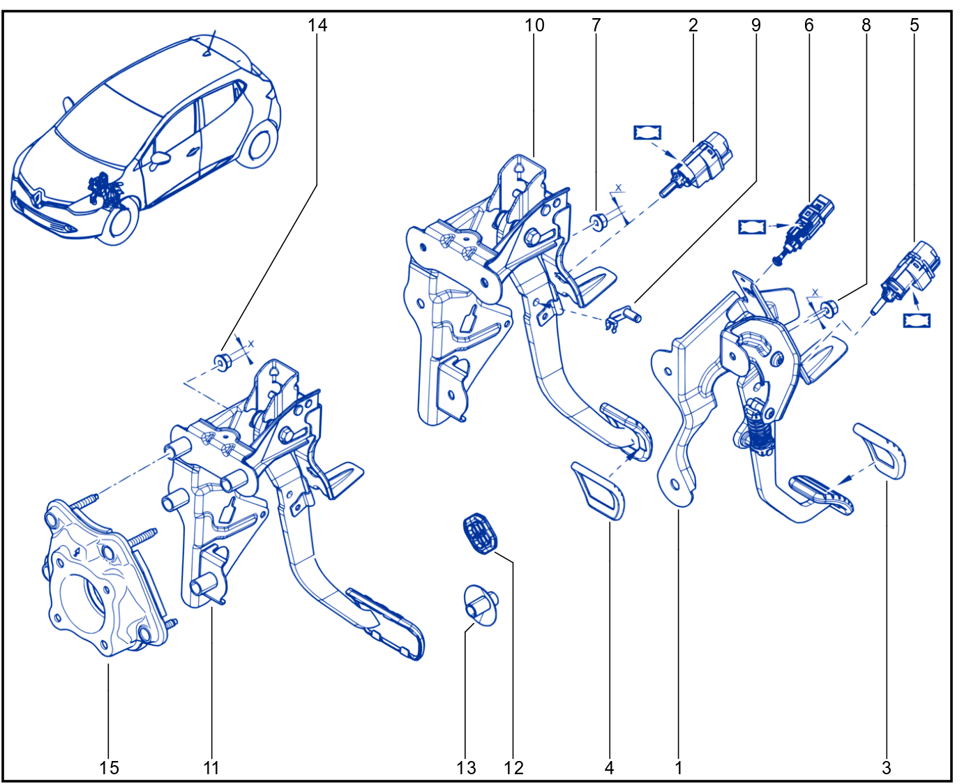 Pedal Assembly - 01063666