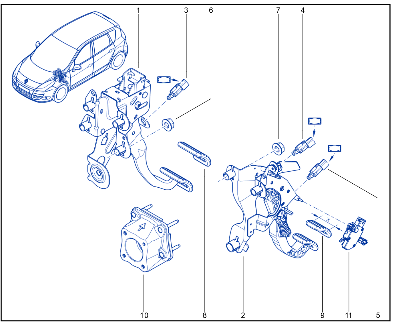 Pedal Assembly - 01063683