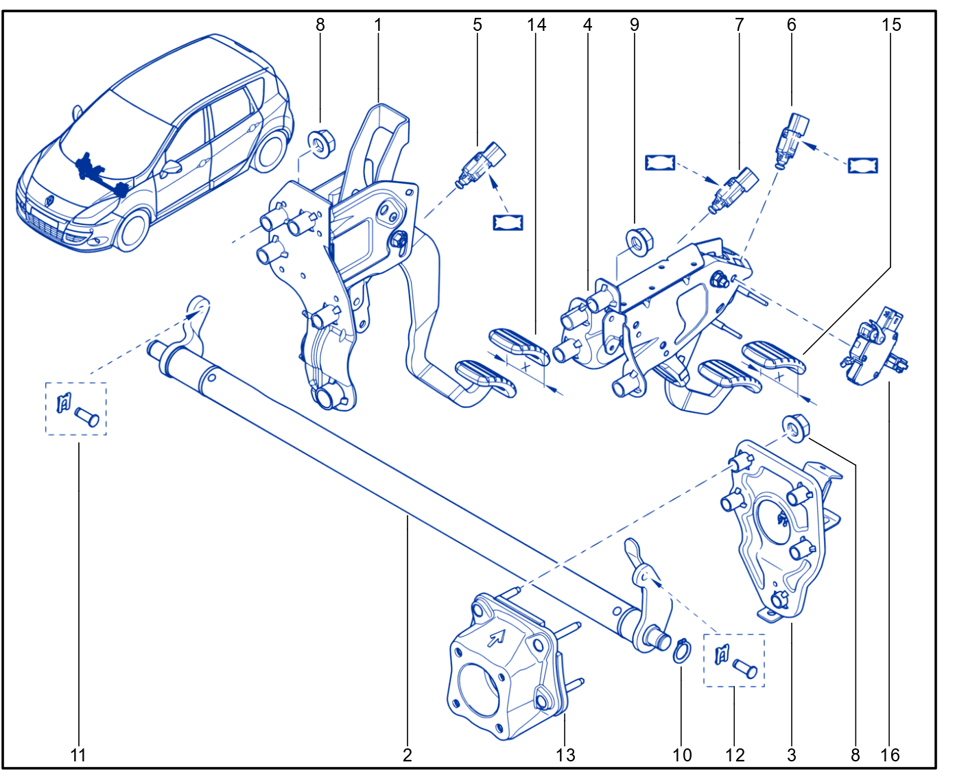 Pedal Assembly - 01063686