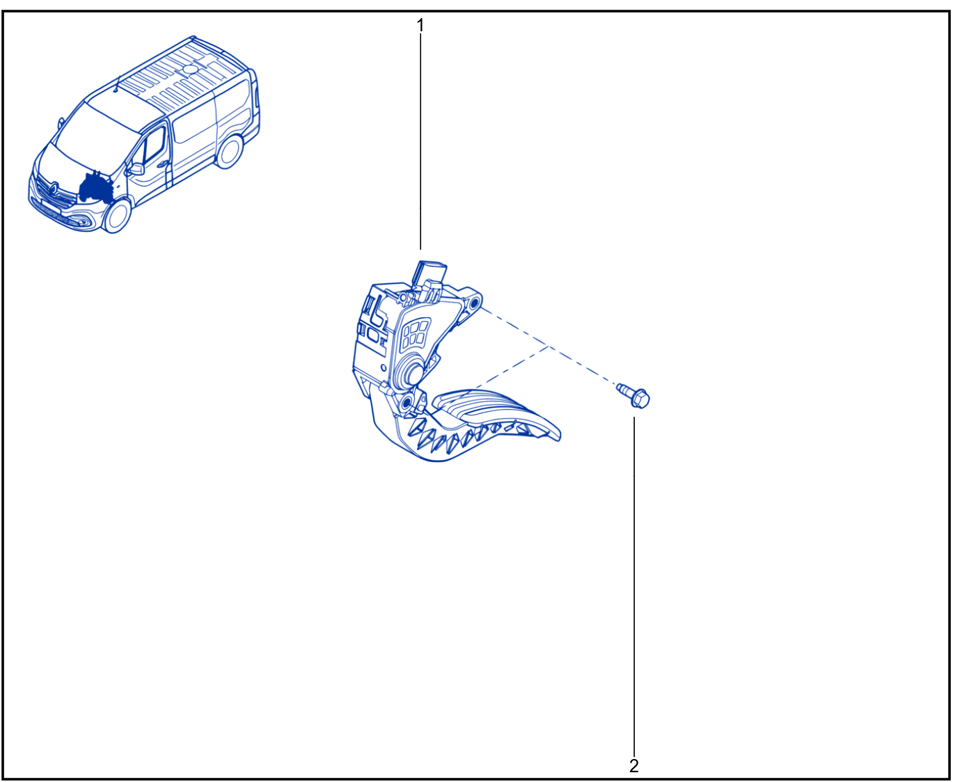 Pedal Assembly - 01063694