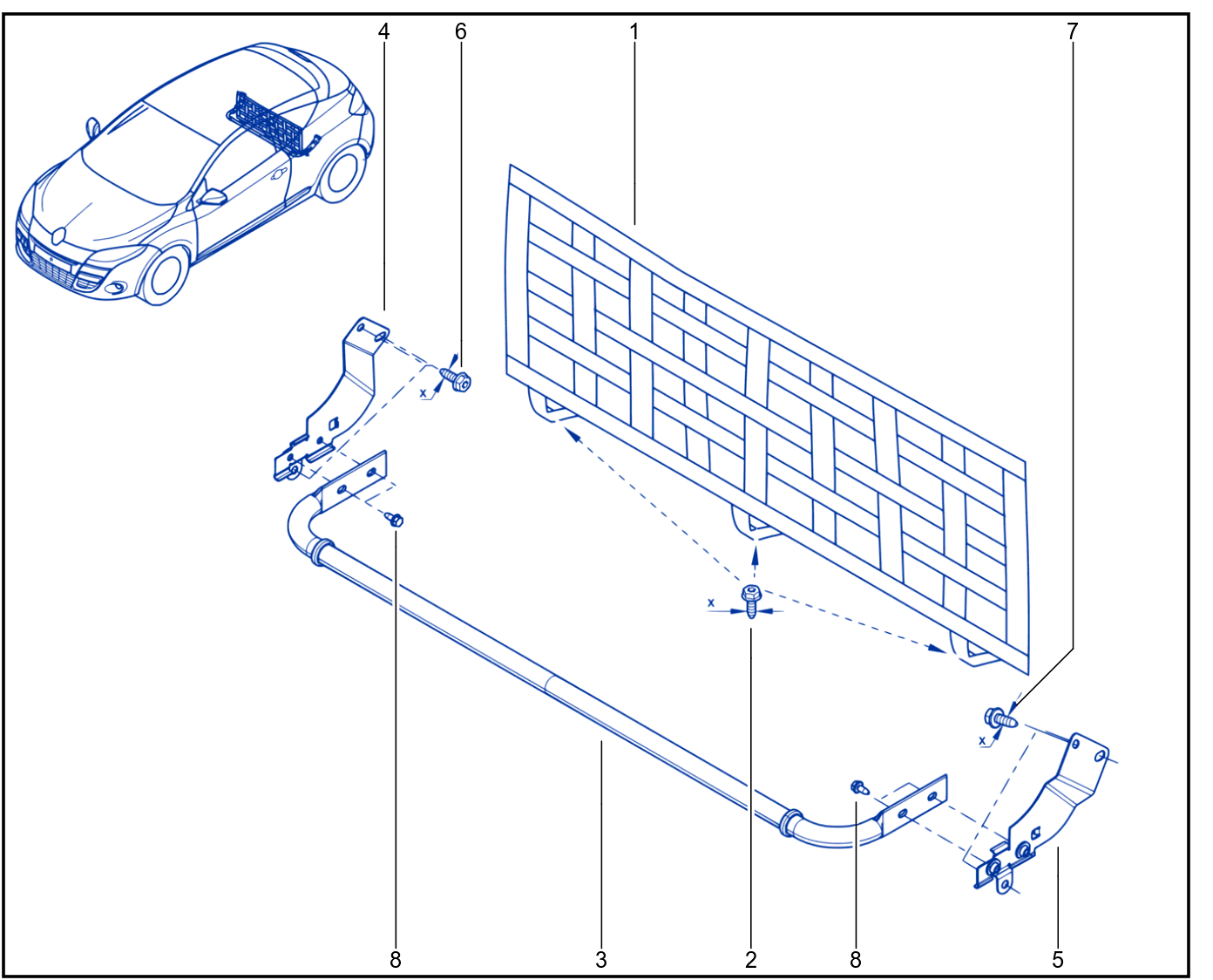 Luggage Retainer - 01063811