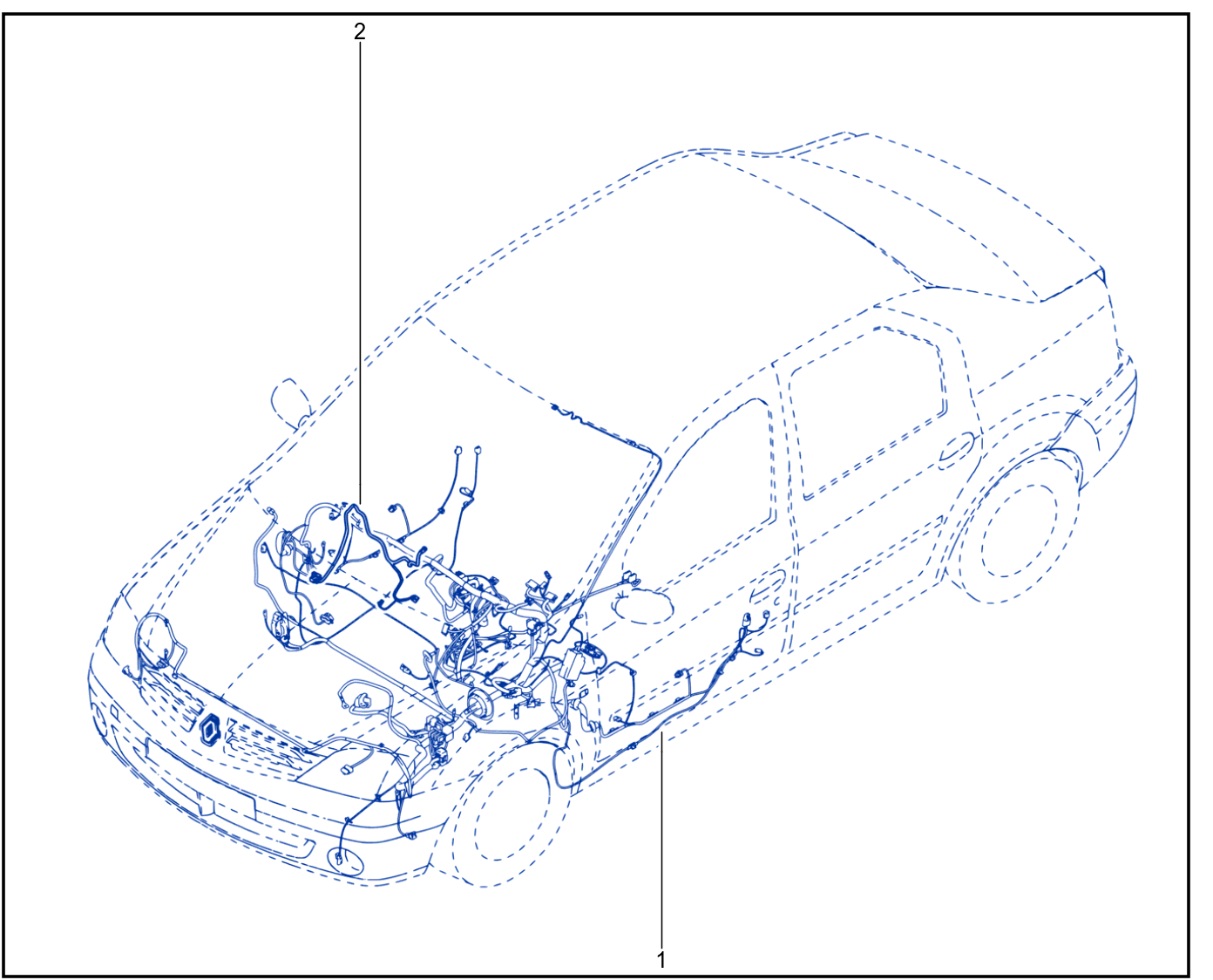 Wiring - Passenger Compartment Components - 01063815